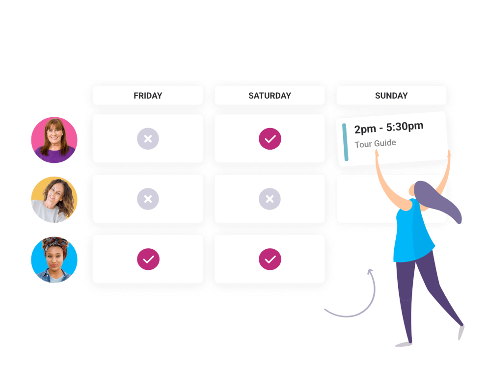 Availability on the Schedule