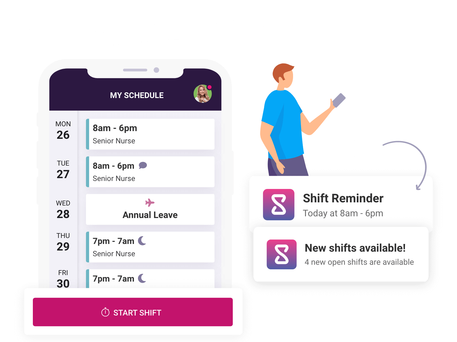 Healthcare Staff Scheduling Software | Shiftie