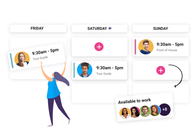 Attraction Staff Scheduling Software