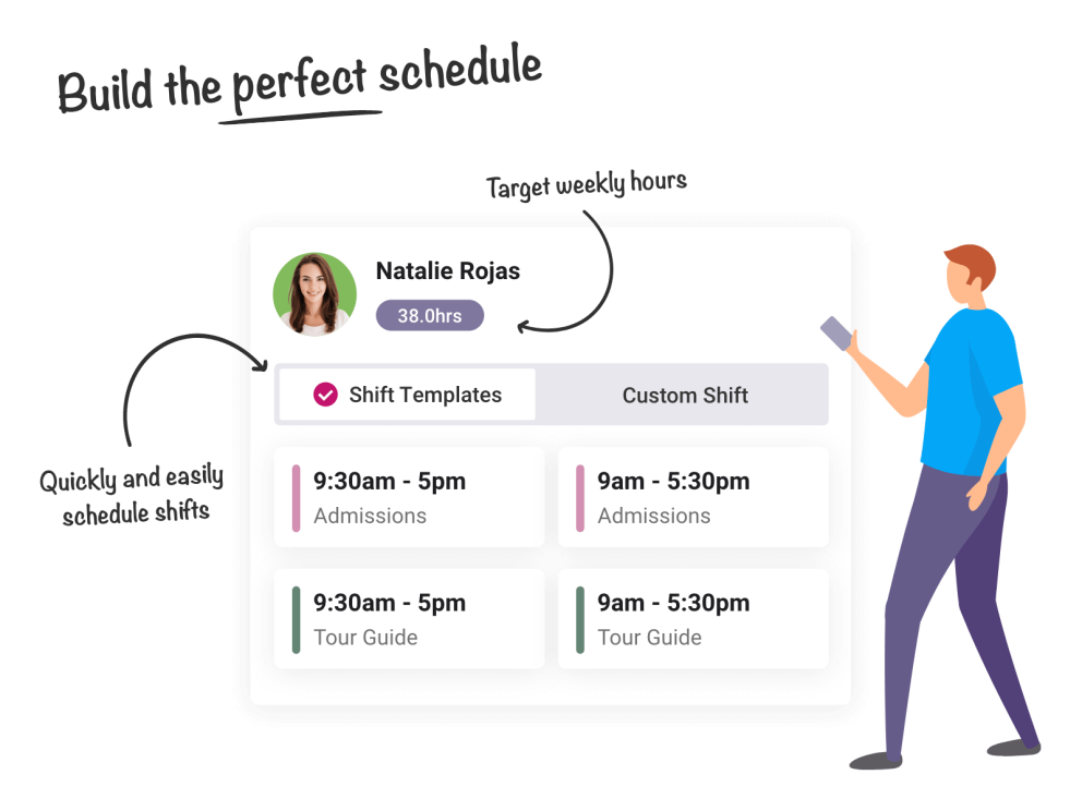 Leisure Staff Rota and Schedule Management App