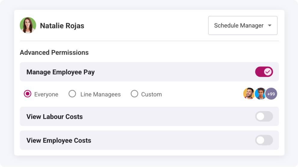 Advanced Pay Permissions