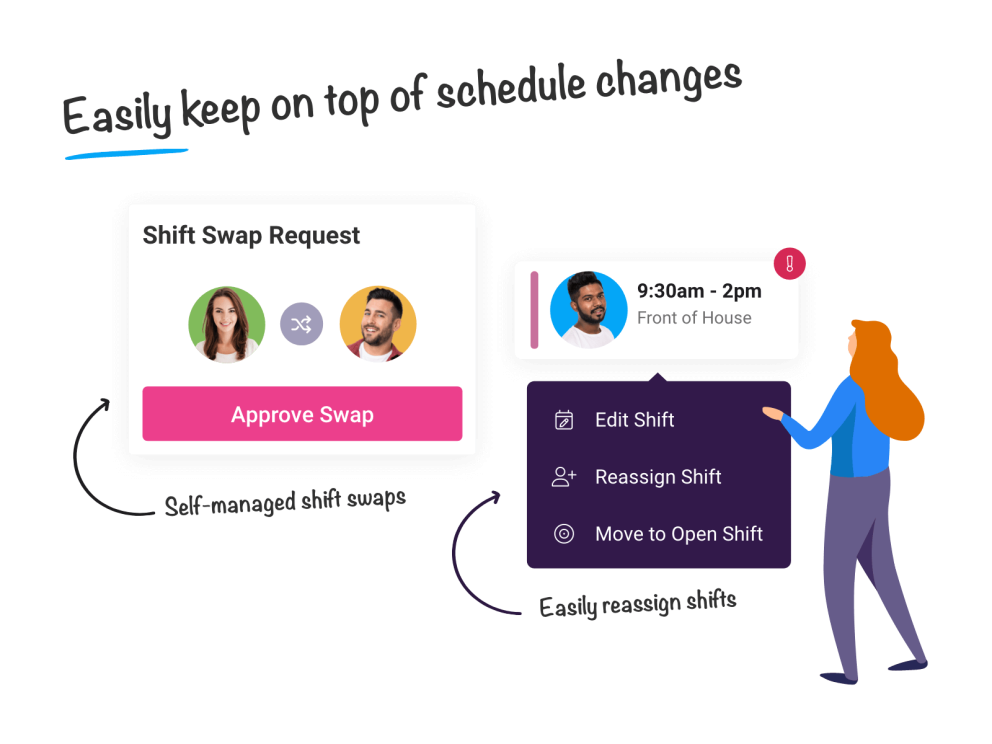 Online staff scheduling & team management software · Shiftie