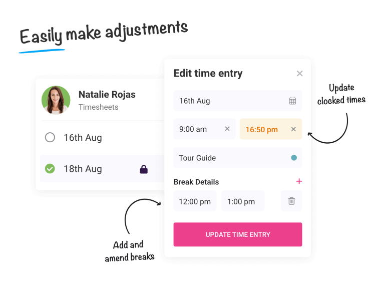 Timesheets - Shift Scheduling and HR Software - Shiftie