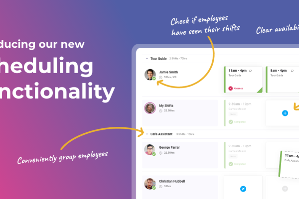 Introducing our new scheduling functionality